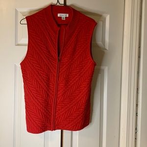 Women’s Coldwater Creek Red Wool Vest
